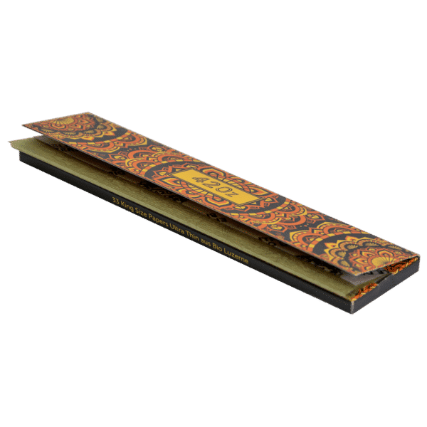 King Size Papers Ultra Thin (50 Stück) - Pumpkin Sunlight – Bild 2