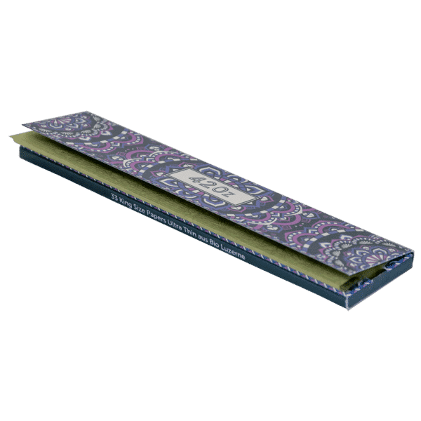 King Size Papers Ultra Thin (50 Stück) - Grape Sparkle – Bild 2